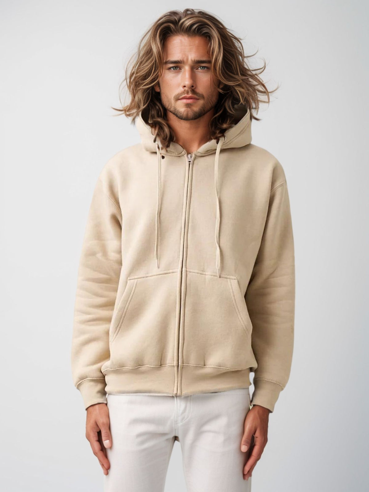 The Essential Zip-Up Fleece Hoodie | Stay Warm & Cozy