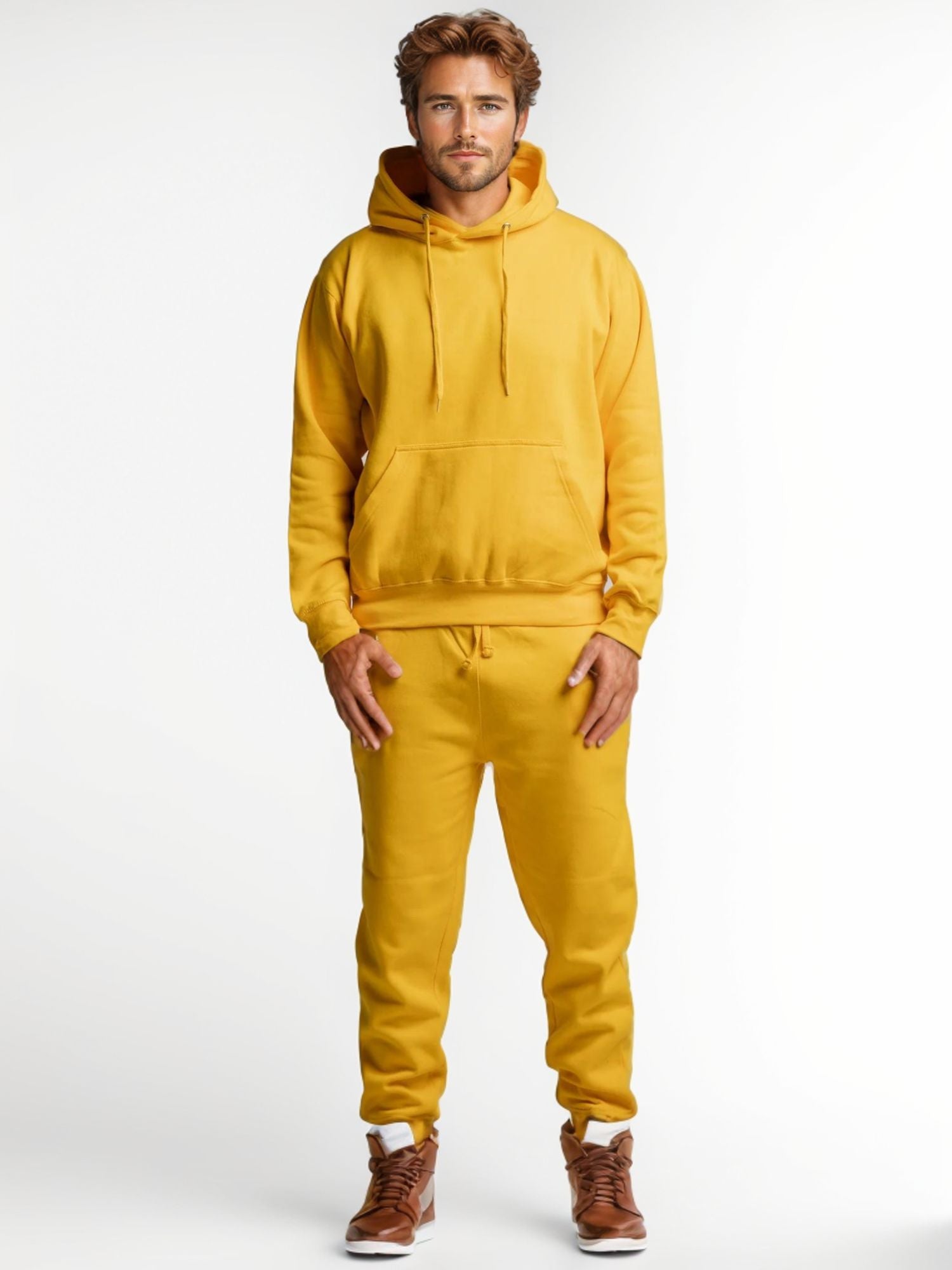 Men's Hooded Sweatsuit | Playful Pop Collection | Cozy Fleece