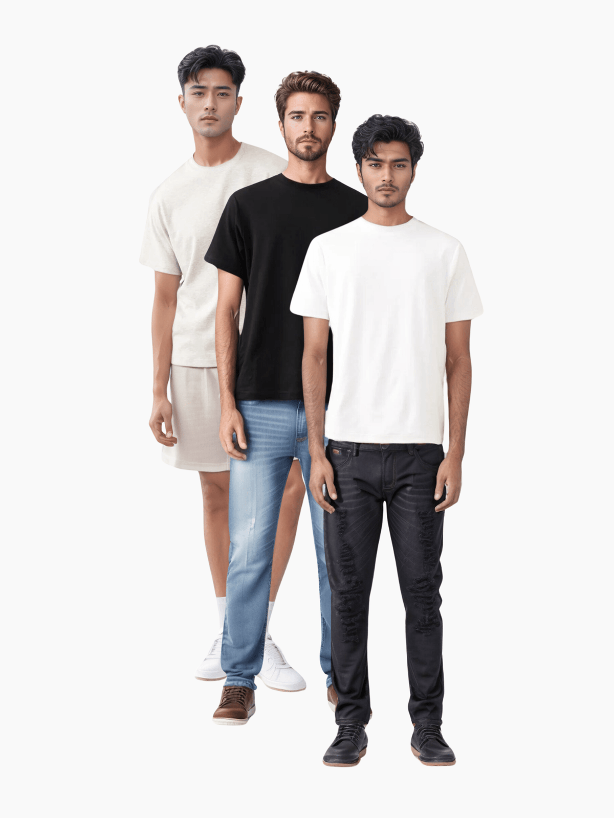 3-Pack Luxury Pima Cotton T-Shirts | Ultra-Soft Fit for Men