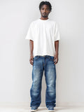 Men's Oversized Cotton Cropped T-Shirt | Streetwear Vibe