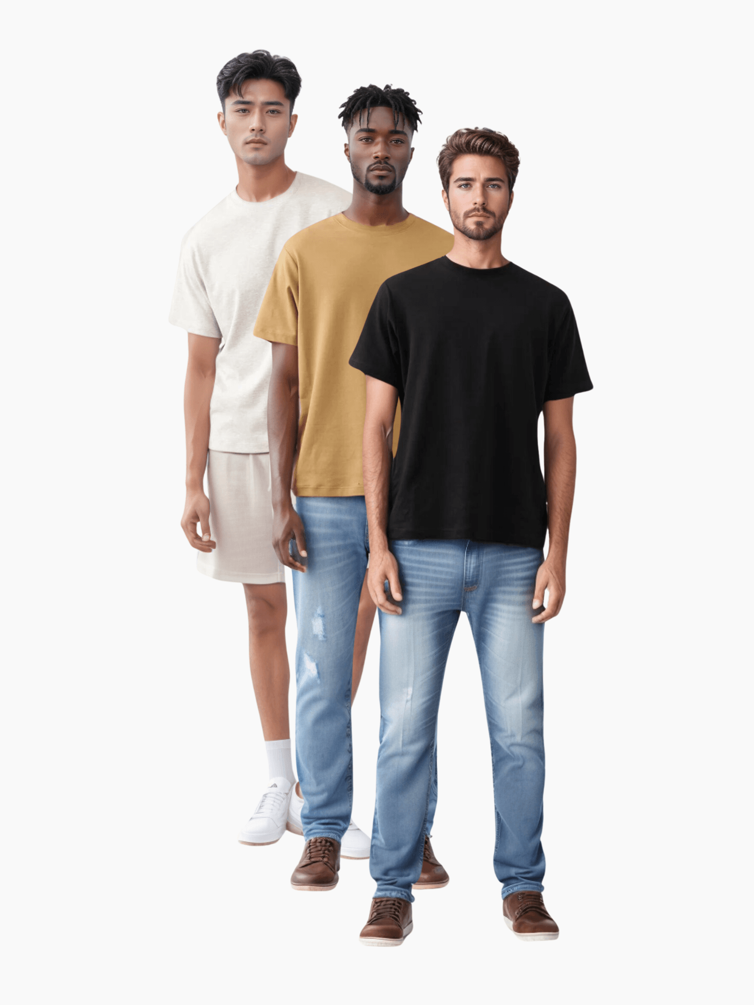 3-Pack Luxury Pima Cotton T-Shirts | Ultra-Soft Fit for Men