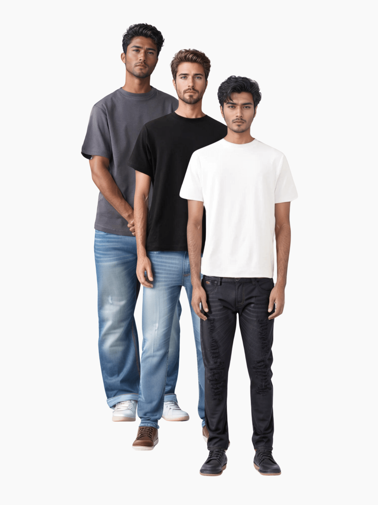 3-Pack Luxury Pima Cotton T-Shirts | Ultra-Soft Fit for Men