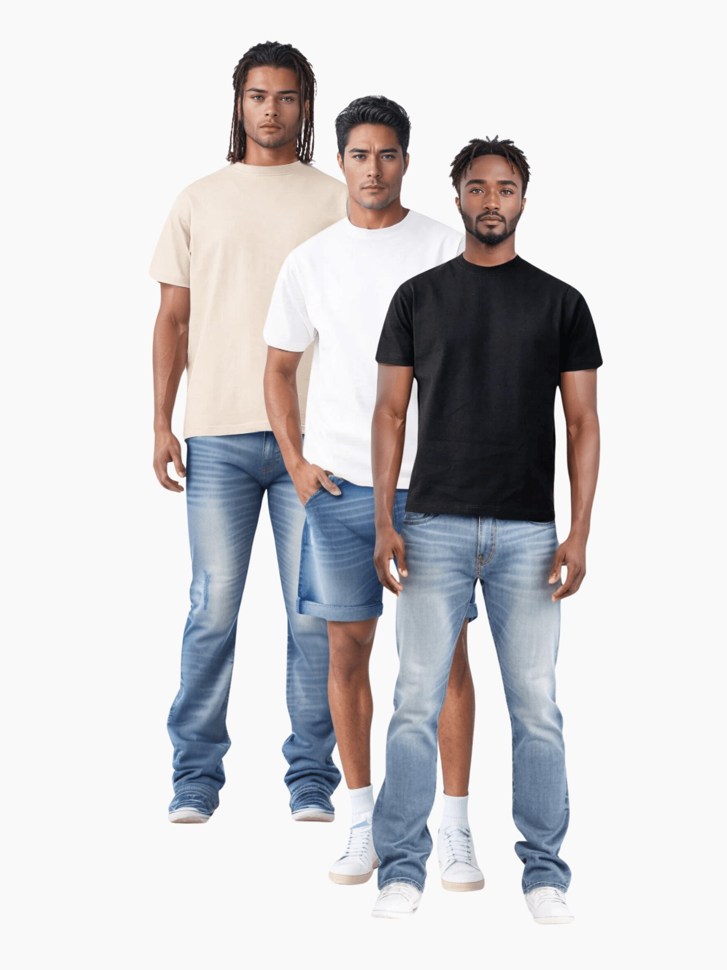 3-Pack Men's Tees | Premium Cotton | Breathable & Durable