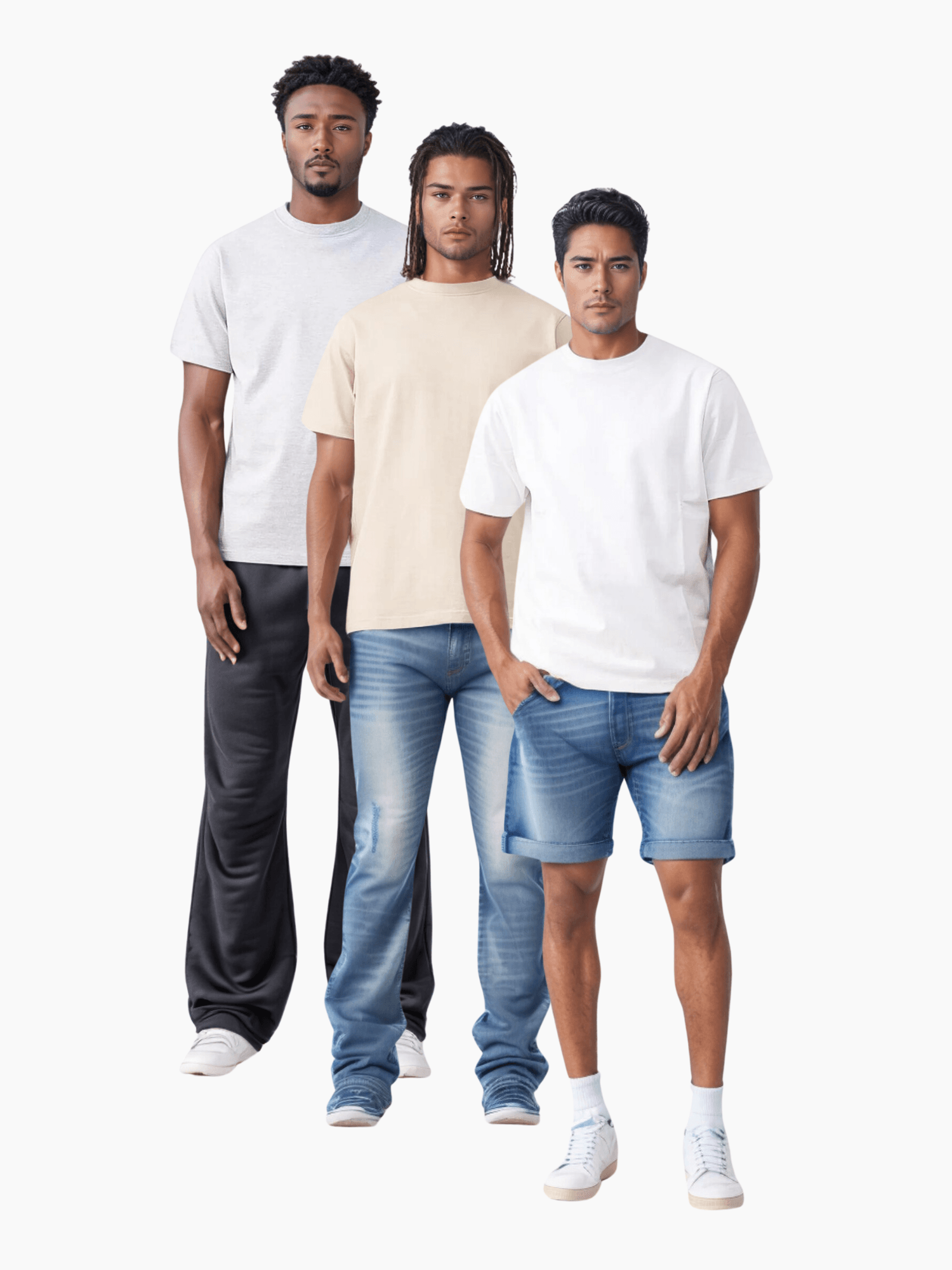 3-Pack Men's Tees | Premium Cotton | Breathable & Durable