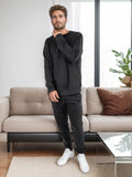 Men's Slim Fit Crewneck Jogger set | Urban Style Athleisure