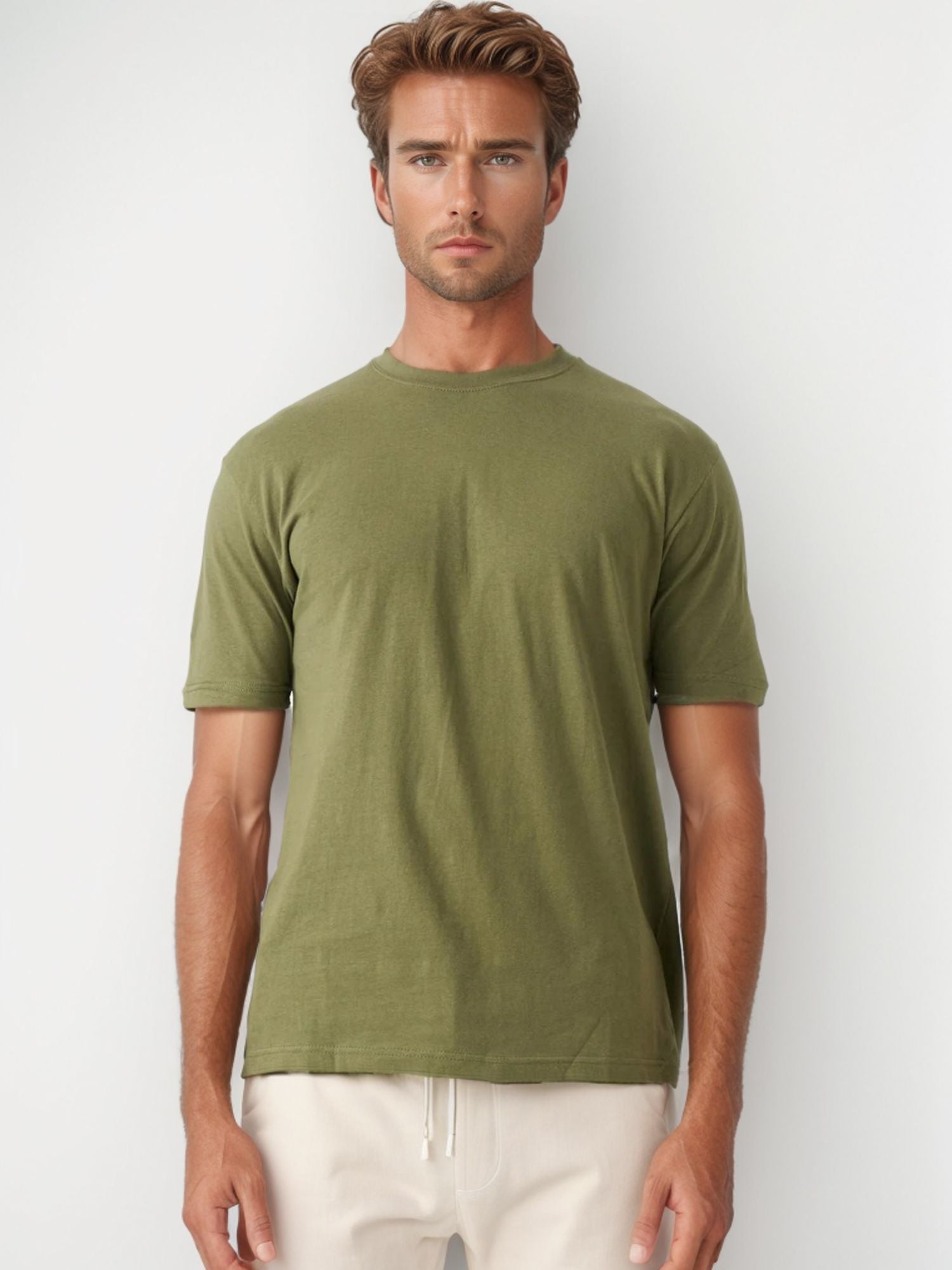 Men's Cotton Crewneck T-Shirt | Classic Comfort Collection