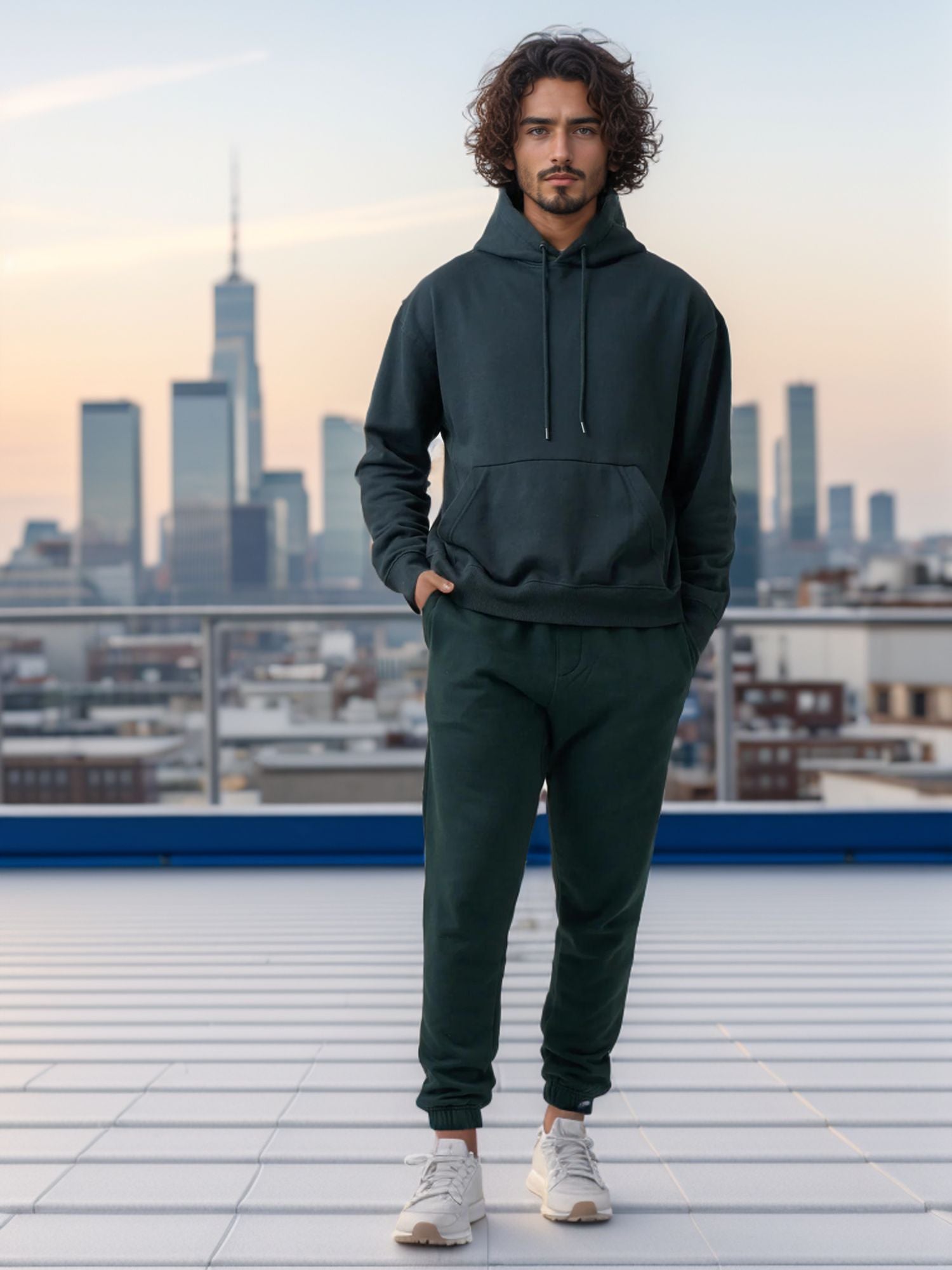 Men's Ultra-Soft Fleece Hooded Sweatsuit | Lounge in Luxury