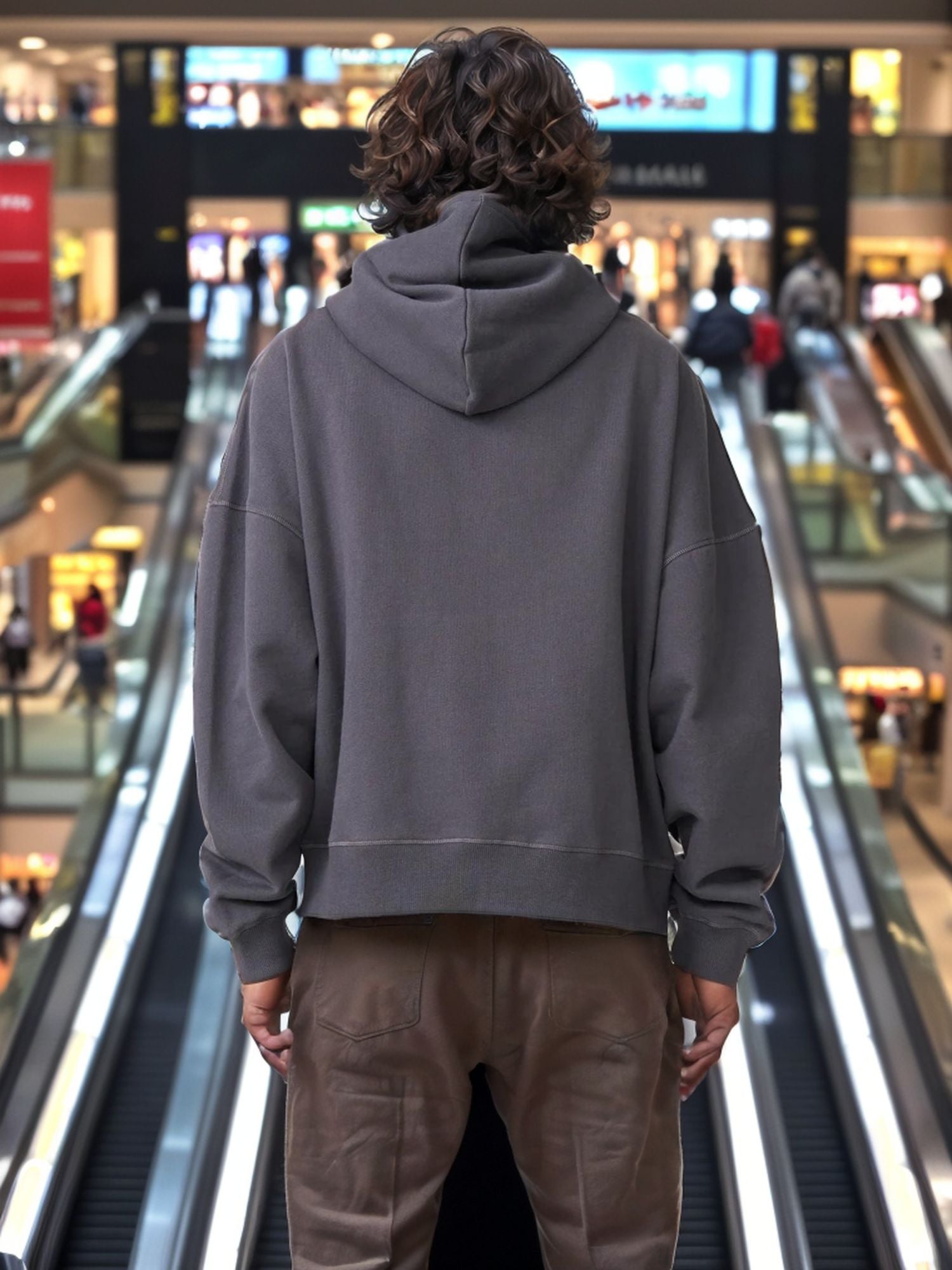 Men's Oversized Zipper Hoodie | Heavyweight Fleece Armor