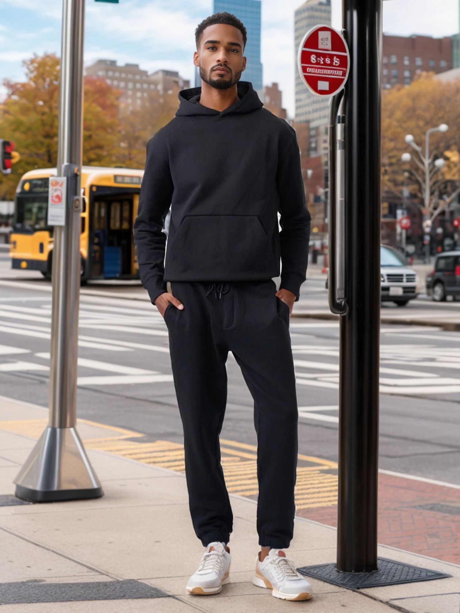 Men's Heavyweight Fleece Sweatsuit | Cozy Winter Essential