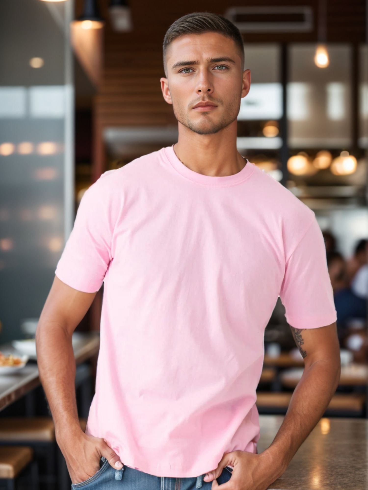 Classic Cotton T-Shirt for Men | Vibrant Spectrum Collection