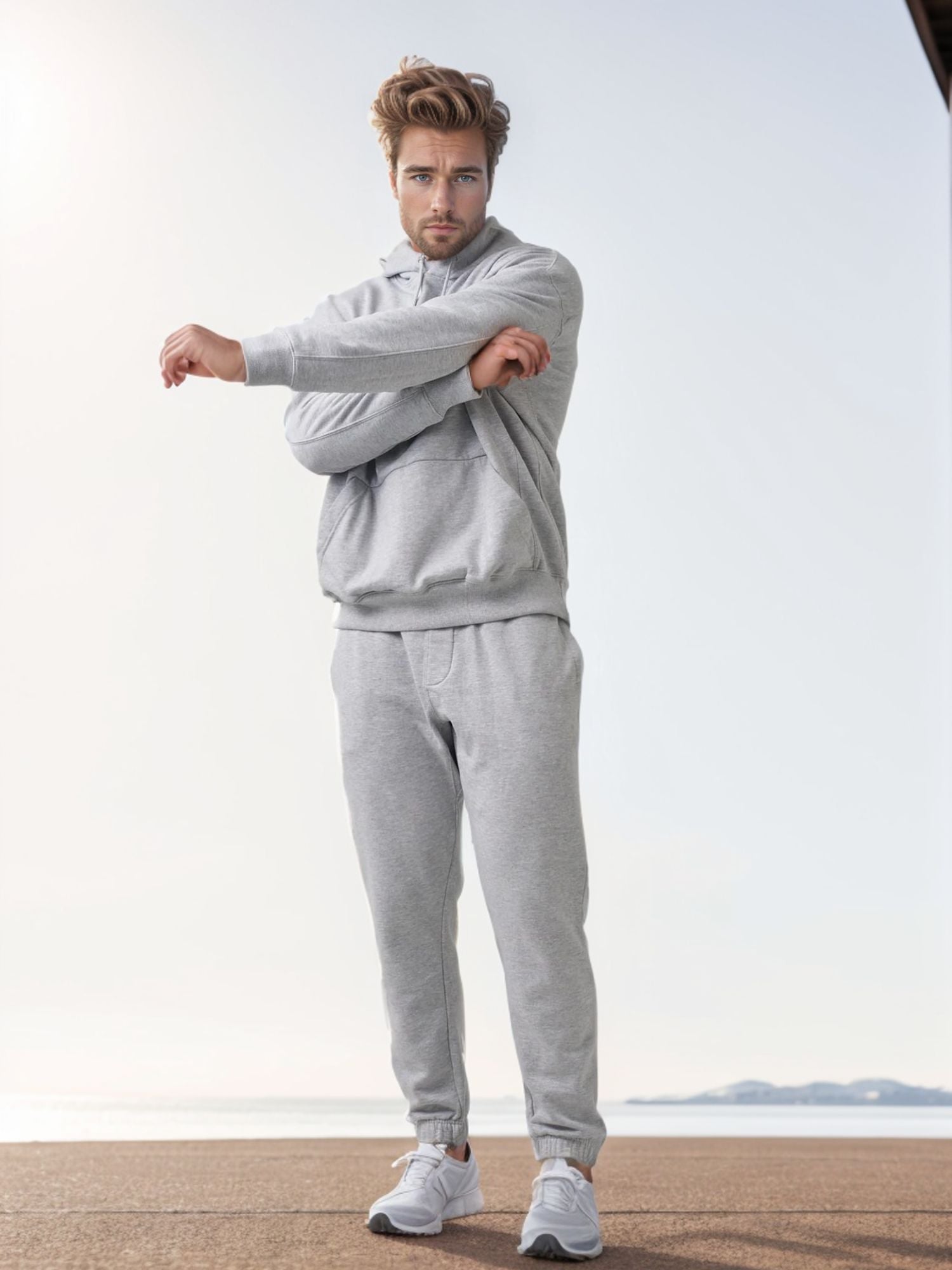 Men's Ultra-Soft Fleece Hooded Sweatsuit | Lounge in Luxury