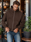 Men's Oversized Zipper Hoodie | Heavyweight Fleece Armor