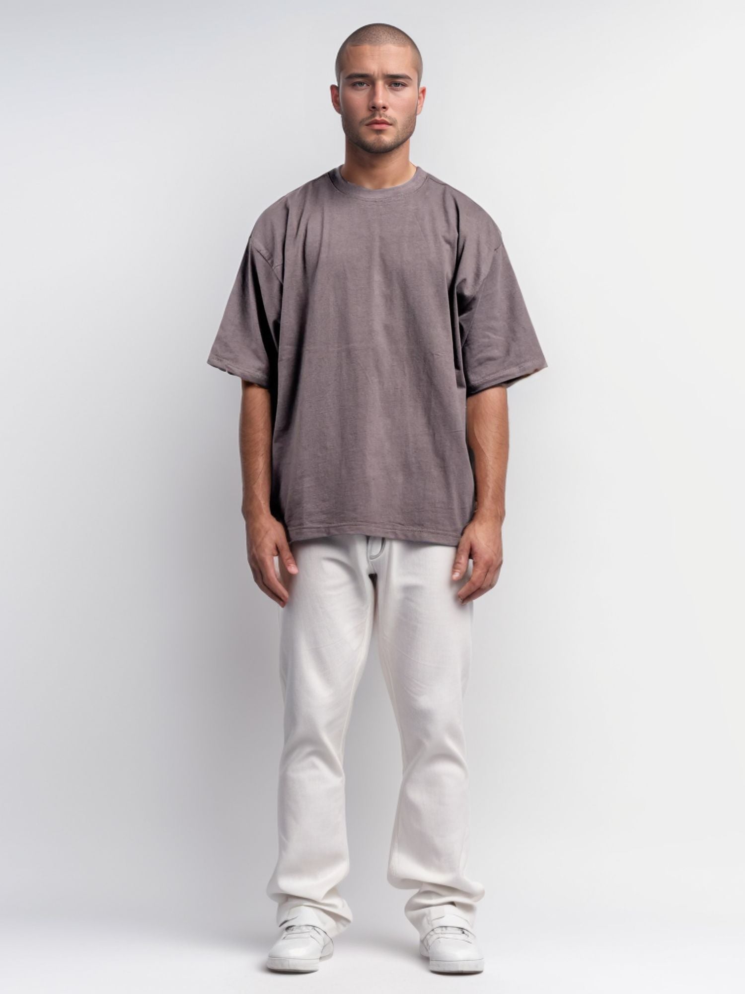 Men’s Heavyweight Cotton Oversized T-Shirt | Street Essential