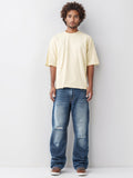 Men's Oversized Cotton Cropped T-Shirt | Streetwear Vibe