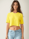 Women's Cropped T-shirt | Bold & Playful | Vibrant Energy