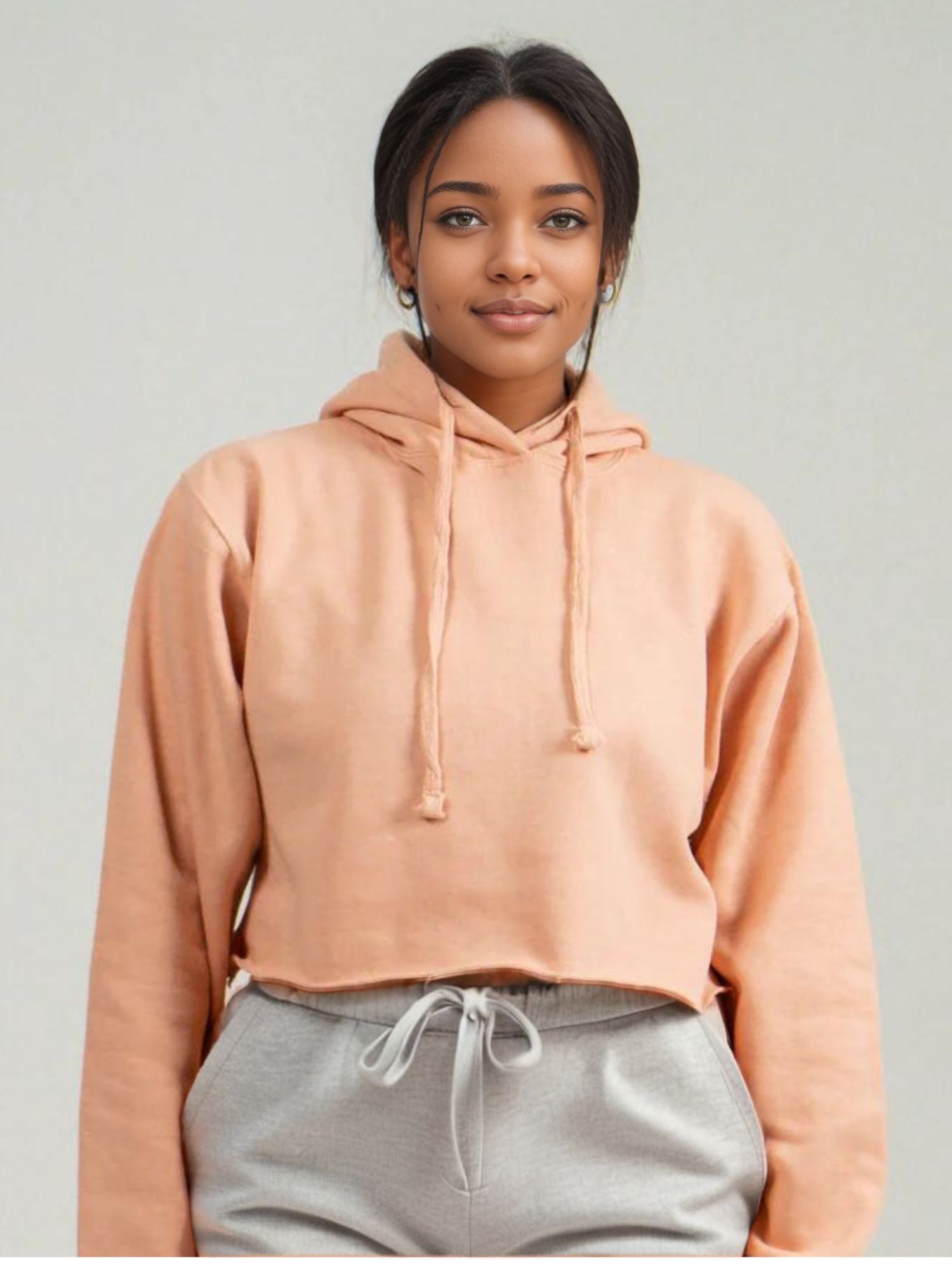 Women's Soft Fleece Cropped Hoodie | Trendy & Vibrant Colors