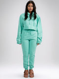 Women's Cropped Hoodie Sweatsuit | Bold Colors & Cozy Fleece