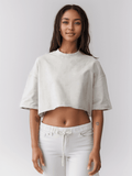 Women's Oversized Cropped T-Shirt | Heavyweight Vintage Look