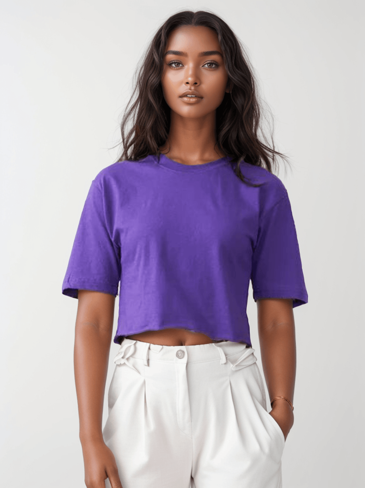 Women's Cropped T-shirt | Bold & Playful | Vibrant Energy