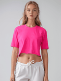 Women's Cropped T-shirt | Bold & Playful | Vibrant Energy