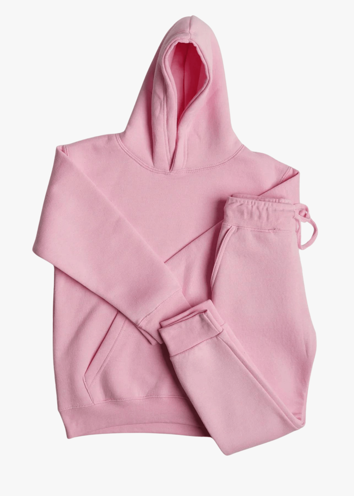 Kids heavy Blend Soft Fleece Hooded SweatSuit - 4-5T / Light Pink - www.upstandingdeals.com