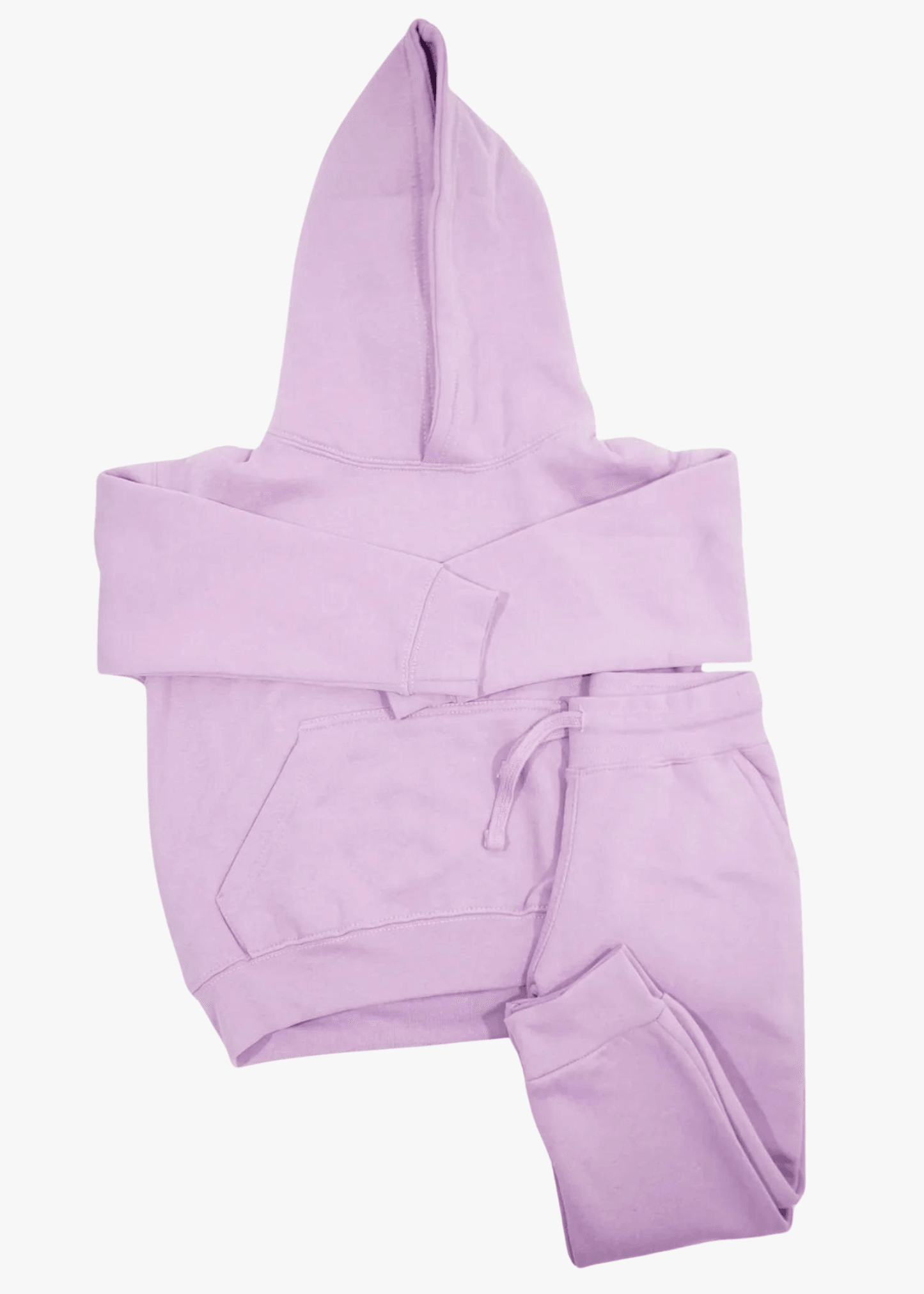 Kids heavy Blend Soft Fleece Hooded SweatSuit - 4-5T / Lilac - www.upstandingdeals.com