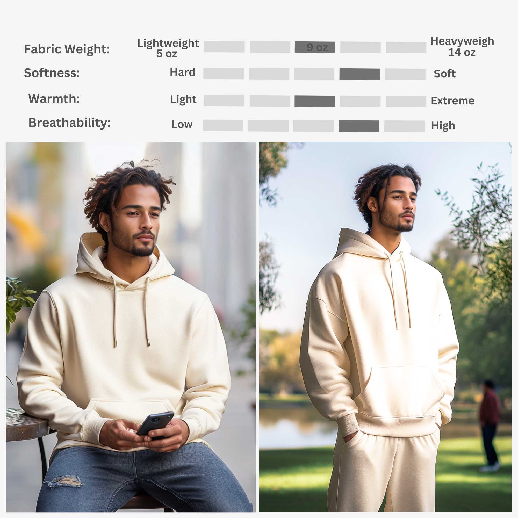 Fleece Hoodie for Men | Classic Essentials | Cozy & Stylish